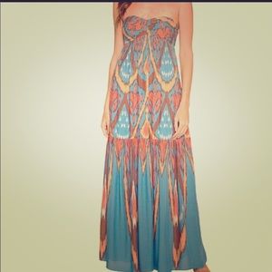 Free People Strapless Maxi Dress